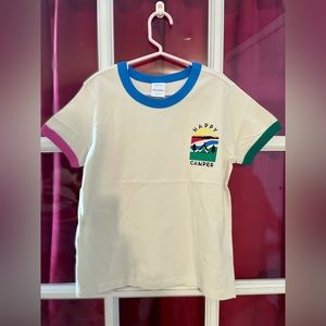 Hanna Anderson. Brand new happy camper cotton t-shirt. Super soft. Size: 10.